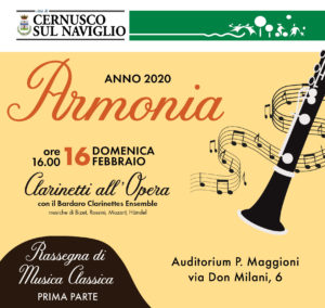 Armonia 2020 – Clarinetti all’Opera