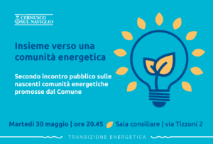 Insieme verso una comunità energetica – Secondo incontro pubblico