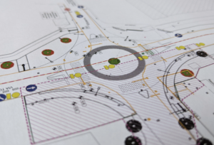 Nuova rotonda incrocio via Torino/Brescia