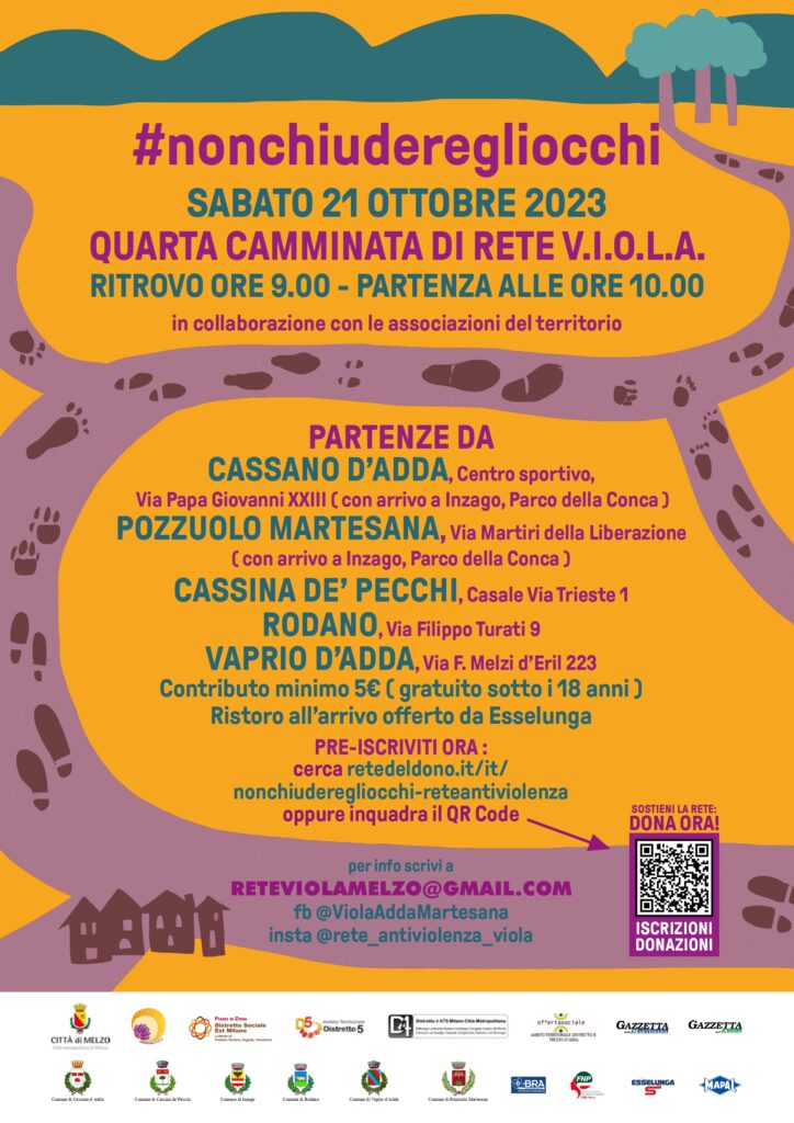 camminata rete viola 2023